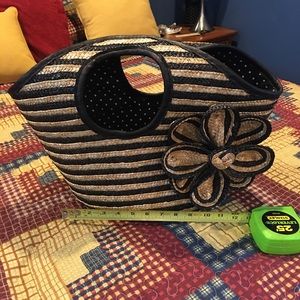 Straw purse/beach tote